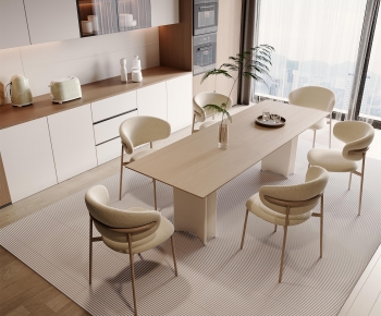 Modern Dining Table And Chairs-ID:888564118