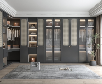 French Style Clothes Storage Area-ID:900710115