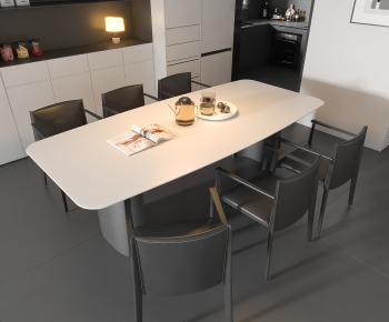 Modern Dining Table And Chairs-ID:828181987