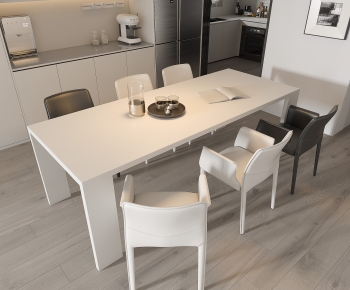 Modern Dining Table And Chairs-ID:593178033