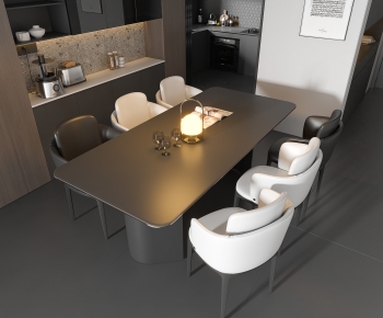 Modern Dining Table And Chairs-ID:581656936