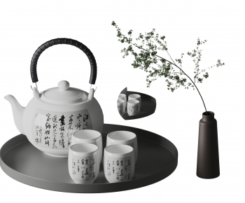 新中式茶杯茶壶-ID:678812987