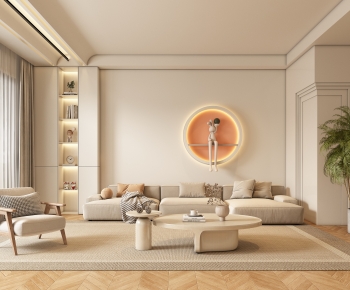 Modern A Living Room-ID:163162957
