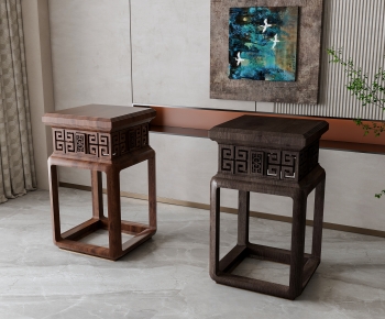 New Chinese Style Side Table/corner Table-ID:136684898