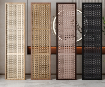 New Chinese Style Metal Screen Partition-ID:978343015