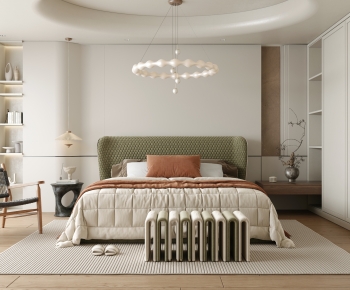 Wabi-sabi Style Bedroom-ID:438182125