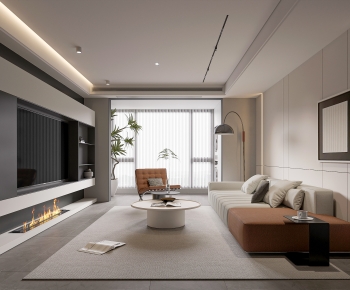 Modern A Living Room-ID:266171939