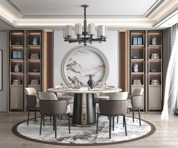 New Chinese Style Dining Room-ID:834326035