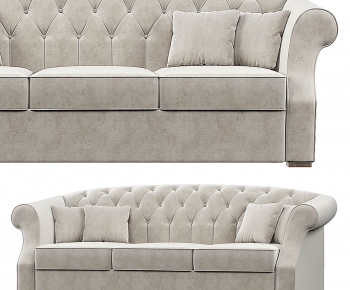 American Style Three-seat Sofa-ID:173049931