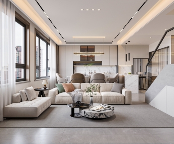 Modern A Living Room-ID:134444008