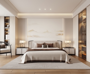 New Chinese Style Bedroom-ID:199188952