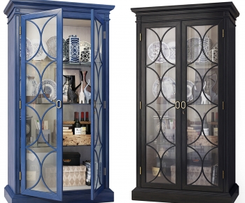 Mediterranean Style Decorative Cabinet-ID:709223033