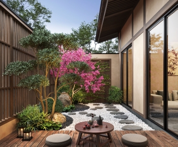 New Chinese Style Courtyard/landscape-ID:536676884