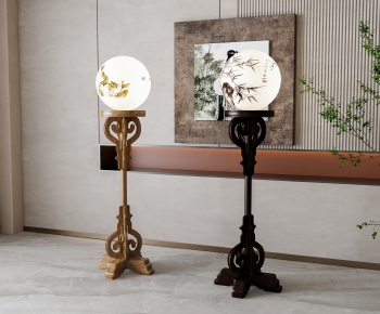 New Chinese Style Floor Lamp-ID:743032931