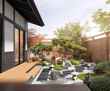 New Chinese Style Courtyard/landscape-ID:621958972