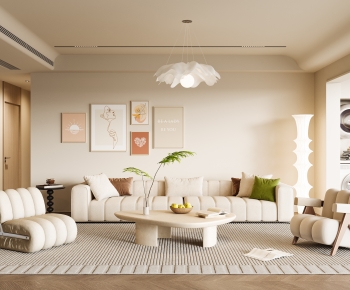 Modern A Living Room-ID:284583092