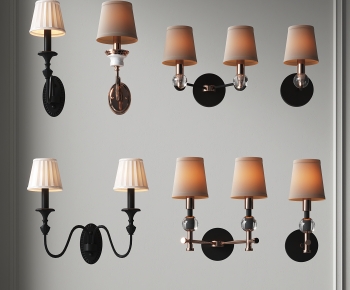 American Style Wall Lamp-ID:402299883