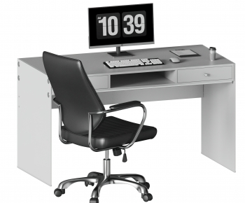 Modern Office Desk And Chair-ID:897327907