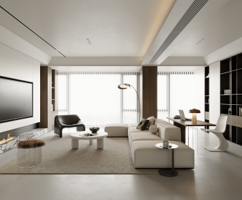Modern A Living Room-ID:985471967