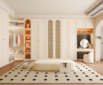 French Style Clothes Storage Area-ID:910171039