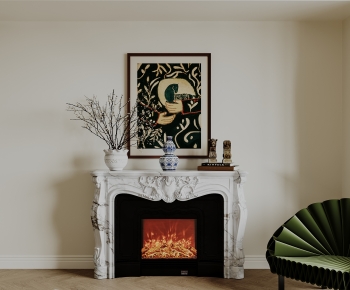 French Style Fireplace-ID:343045955