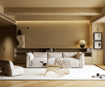 Wabi-sabi Style A Living Room-ID:167970903