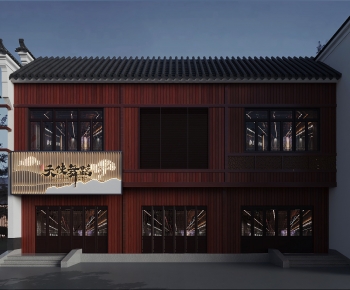 New Chinese Style Facade Element-ID:230148088