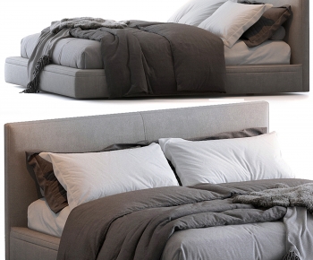Modern Double Bed-ID:247935064