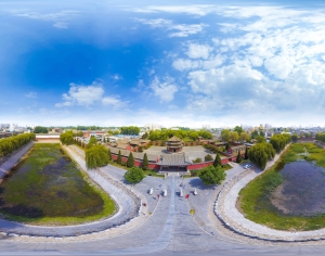 白天城市生态绿化全景HDR-ID:509133107