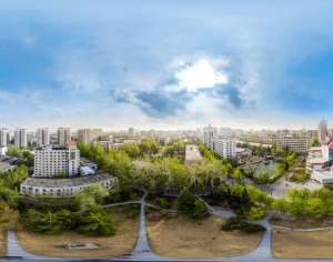 城市小区社区广场全景HDR-ID:602711927