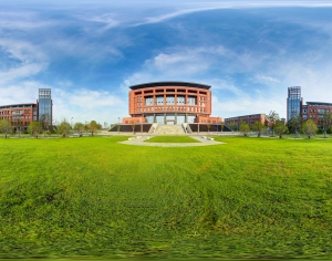 广场绿化全景HDR-ID:508461957