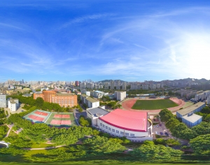 城市小区社区广场全景HDR-ID:333461057
