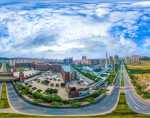 城市小区社区广场全景HDR-ID:362401064