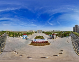 城市小区社区广场全景HDR-ID:633649868