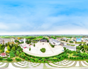 城市小区社区广场全景HDR-ID:270930051
