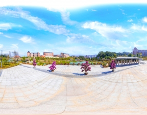 城市小区社区广场全景HDR-ID:216275932