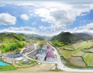 农村乡镇户外全景HDR-ID:662200932