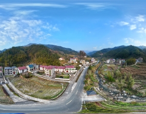 农村乡镇户外全景HDR-ID:447736029