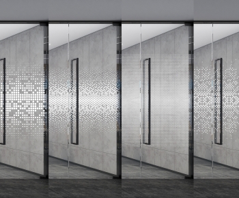 Modern Glass Screen Partition-ID:339195017