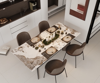 Modern Dining Table And Chairs-ID:777462967