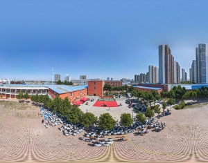 白天城市生态绿化全景HDR-ID:112502109