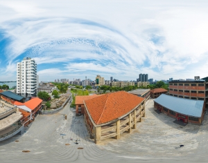 白天城市生态绿化全景HDR-ID:172303924