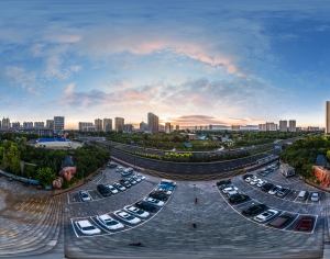白天城市生态绿化全景HDR-ID:833320692