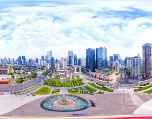 白天城市生态绿化全景HDR-ID:505075936