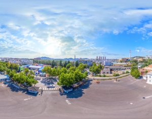 白天城市生态绿化全景HDR-ID:147469044