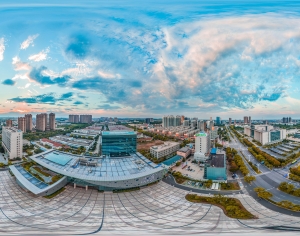 白天城市生态绿化全景HDR-ID:845099932