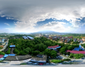 白天城市生态绿化全景HDR-ID:202085023