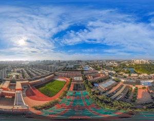 白天城市生态绿化全景HDR-ID:100826037
