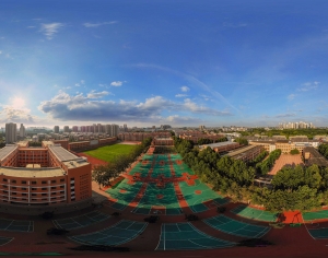 白天城市生态绿化全景HDR-ID:232193957
