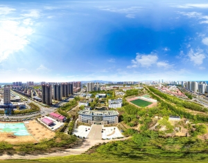白天城市生态绿化全景HDR-ID:140866048